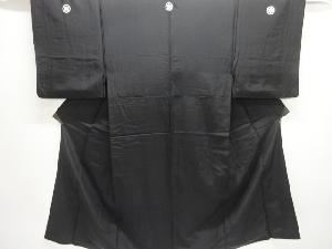 紋付羽二重男物着物アンサンブル